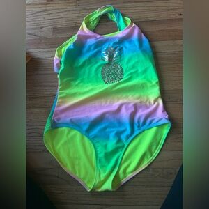 Cat & Jack Kids Swim One Piece - Green, Blue, Pink